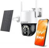 Kamera IP EasyCam obrotowa solarna bezprzewodowa PTZ WiFi Tuya 3MP 4x zoom EC-3PT4DL-S