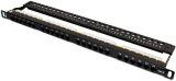PATCH PANEL UTP CAT.6 24 PORTY 0.5U PGF-6UTP24-B7 GETFORT