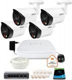 Zestaw monitoringu IP DAHUA 4 kamery IPC-HFW2849S-S-IL-0280B 8MPX