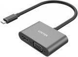 OUTLET_1: Unitek Adapter USB-C na HDMI 4K i VGA FullHD