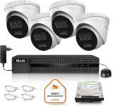 Zestaw monitoringu Hilook by Hikvision 4 kamer IP IPCAM-T6-30DL 6MP PoE