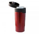 Kubek termiczny ENKI 350 ml szczelny z blokadą (czerwony)