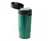 Kubek termiczny ENKI 350 ml szczelny z blokadą (turkusowy)