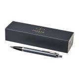 Długopis Parker IM metalowy z Twoim grawerem + pudełko prezentowe (szary/srebrny)