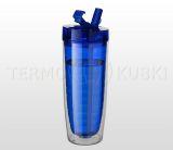 Bidon termiczny 560 ml CLAREC (niebieski)