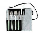 Zestaw sztućców ze stali nierdzewnej MIZU Urban Cutlery Set (zielony) Sea Glass