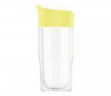 Kubek termiczny szklany szczelny SIGG Nova Mug Lemon 370 ml (żółty)