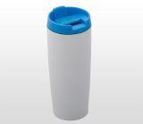 Kubek termiczny 390 ml LADY PLUS (biało-niebieski)