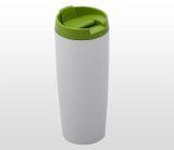 Kubek termiczny 390 ml LADY PLUS (biało-zielony)