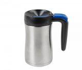 Kubek termiczny CONTIGO Fulton 355 ml z rączką (stalowy/niebieski)