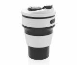 Kubek podróżny składany z silikonu SI-CUP 350 ml (czarny)