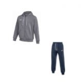 Komplet męski Nike Park 26 Fleece Full-Zip Hoodie szara IB1228 071