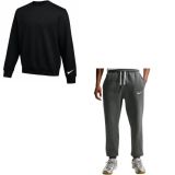 Komplet męski Nike Park 26 Fleece Crew czarna IO9039/IB1248