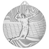Medal metalowy srebrny SIATKÓWKA MMC41050/S