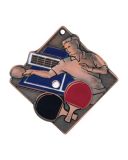 Medal metalowy brązowy TENIS STOŁOWY M09/B
