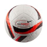 Piłka nożna Nike Academy Plus biało-pomarańczowo-czarna HV6261 100