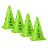Pachołek treningowy zestaw 4 szt. - 30 cm zielony / PT4-13H-G