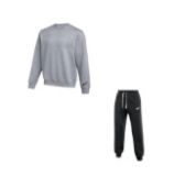 Komplet męski Nike Park 26 Fleece Crew jasnoszara IO9039/IB1248