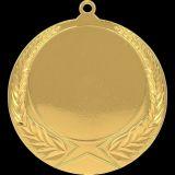 Medal 70mm złoty z miejscem na emblemat MMC1170