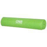Mata do ćwiczeń fitness, jogi HMS ONE YM02 173x61cm zielona