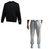 Komplet męski Nike Park 26 Fleece Crew czarna IO9039/IB1248