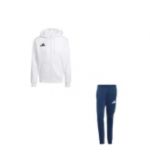 Bluza męska adidas Entrada 26 FZ Hoody biała KF5943