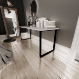 Nogi Do Stołu 60x72 cm Typ „Prostokąt” Loftowe LIGHT 2 szt. NG017