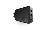 Green Cell ChargeSource 3 - Ładowarka sieciowa 3xUSB 30W Ultra Charge, Smart Charge