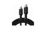 Green Cell PowerStream - Kabel Przewód USB-C - USB-C 200cm z obsługą Power Delivery (60W), 480 Mbps, Ultra Charge, QC 3.0