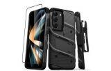 ZIZO BOLT Series - Pancerne etui Samsung Galaxy S23 ze szkłem 9H na ekran + uchwyt z podstawką (czarny)