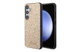 Guess Glitter Flakes Metal Logo Case - Etui Samsung Galaxy S24 (złoty)