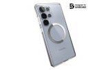 Speck Presidio Perfect-Clear Magnet - Etui Samsung Galaxy S25 Ultra MagSafe (Clear / Chrome Finish / Serene Silver)