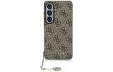 Guess 4G Classic Logo Charm MagSafe - Etui Samsung Galaxy S26 (bršzowy)
