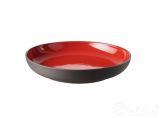 SOLID Talerz 23,5 cm - czerwono-czarny (RV-649100-4)