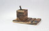 Drewniany przybornik na biurko (KODA-02)