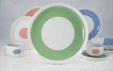 MIX & MATCH / NEW ATELIER: Talerz płytki 27 cm - GREEN (G088)