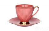 Filiżanka ze spodkiem 250 ml Dalia Ceglasta GZ04