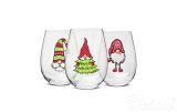 Szklanki świąteczne 500 ml / 3 szt. - GOD JUL (KP 1644)