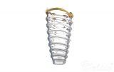 Wazon kryształowy 34 cm - WAVE GOLD