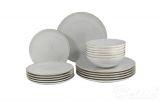 Zestaw talerzy dla 6 osób / 18 części - 6630Z Szary (Boss)