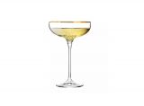 Płaskie kieliszki do szampana 240 ml / 6 szt. - Harmony Gold (B575)