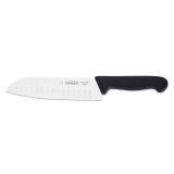 Nóż Santoku, 18 cm, szlif kulowy