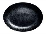 Półmisek owalny, 36x27 cm, Karbon