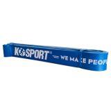 Power Band 2 - Wzmocniona Guma Treningowa K-SPORT- niebieska 16-39 kg