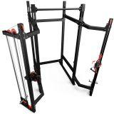 Klatka wolnostojąca FULL POWER RACK SEMI-PRO wielofunkcyjna do ćwiczeń Z BRAMĄ KSG033