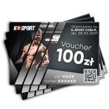 Karta podarunkowa 100 zł K-SPORT