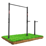 Drążek+poręcze do podciągania zewnętrzny ogrodowy-uchwyt na worek street workout KSOZ002