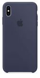 Etui do iPhone Xs Max Apple Silicone - nocny błekit