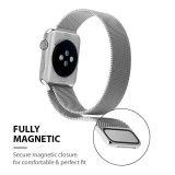 Pasek ze stali nierdzewnej do Apple Watch 38/40/41/42 mm Crong Milano Steel - srebrny
