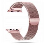 Branzoleta mediolańska do Apple Watch 44/45/49 mm Tech-Protect - różowe złoto